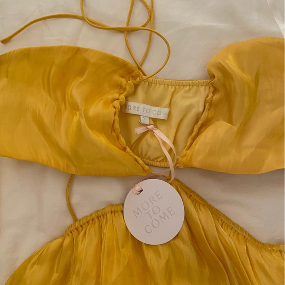 REVOLVE Dresses Nwt Yellow Mini Dress Poshmark